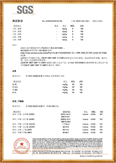 拉伸膜SGS測試報告（中文版）